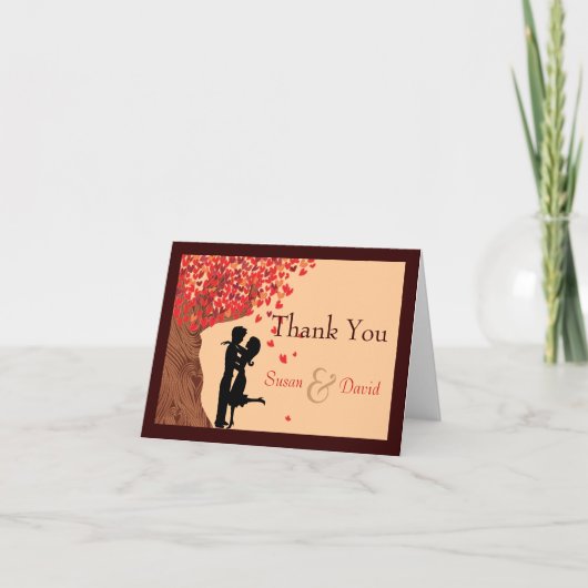 Note en baisse de Merci de chêne de coeurs de (Devant)