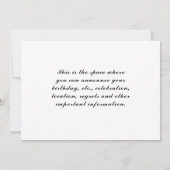 Note Fleur Été Appartement Enregistrer La Carte Da (Dos)