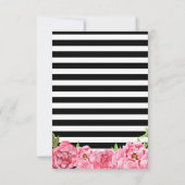 Note florale de Merci de baby shower de rose à la (Dos)