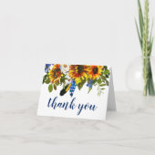 Note funéraire Merci | Mémorial des fleurs de sole (Devant)