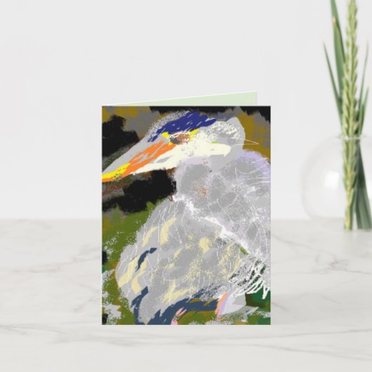 Note : Grand Héron Bleu (Devant)