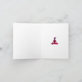 Note Kaart Happy New Year Yoga (Binnen)
