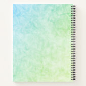 Note keeper cover met zachte textuur achtergrond notitieboek (Achterkant)