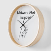 Note Malware Inclus Horloge (Angle)