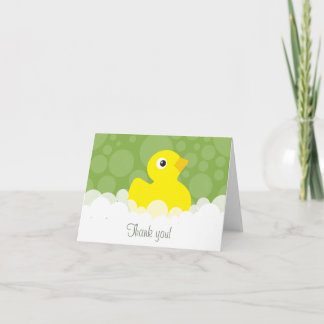 Note mignonne en caoutchouc de Merci - vert