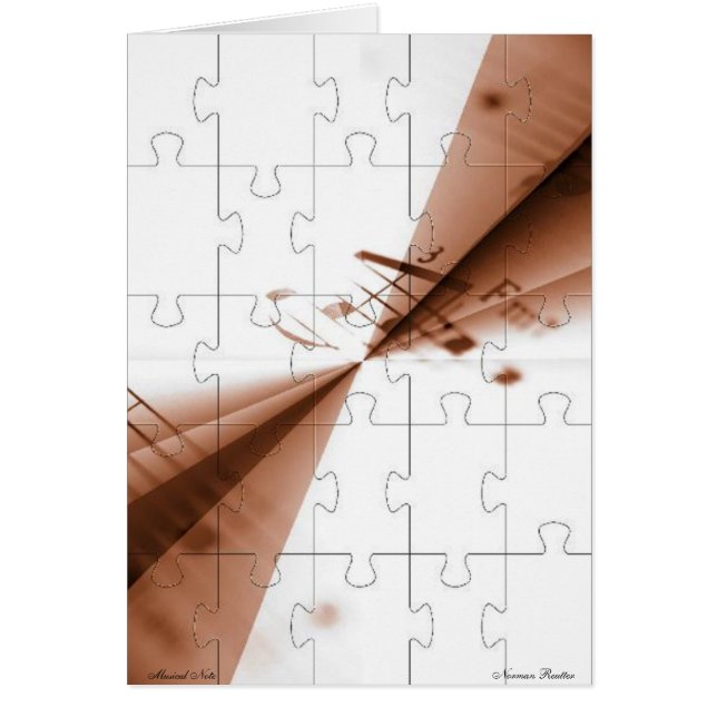 Note musicale - Carte (Devant)