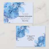 Note musicale Élégant mariage Invitation (Devant / Derrière)