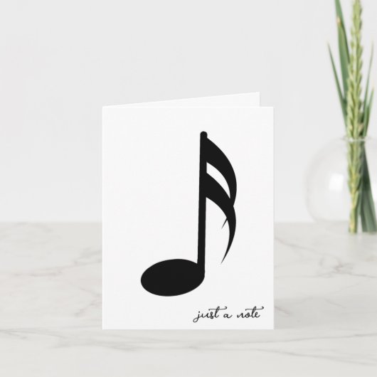 Note musicale sur le blanc (Devant)
