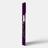 Note musicale violette Coque-Mate coque iphone (Verso / Droite)