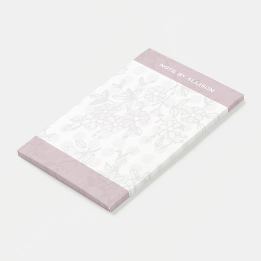 Note par "Votre nom" Post-it® Notes (Incliné)