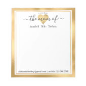 Note personnalisée de la maman du Bloc-notes (Devant)