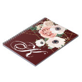 Note personnalisée Livre Geometry Garden Vin Rose (Côté gauche)