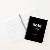 Note personnalisée Mérite Carnet spiral (Intérieur)