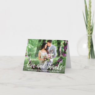 Note photo mariage Merci Amour et Merci
