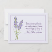 Note plate funèbre de perte de carte de note de (Devant)