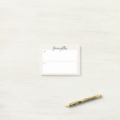 Note Post-it de planification quotidienne – Design (Sur un bureau)