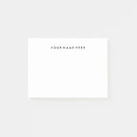 Note Post-it® Pad in zwart