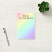 "Note pour soi" Funny Rainbow Post-It Notes (Bureau)