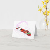 Note Rose de violon de carte dans Piano (Fleur jaune)