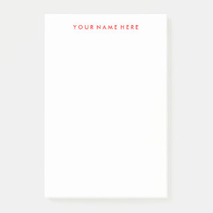  Note Stickie Pad in Rood