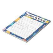 Note sur le Bloc-notes de l'enseignant, excuse d'a (Tourné)