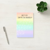 Note to Self-Bljeudi Rainbow Post-It Notes (Bureau)