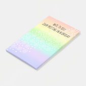 Note to Self-Bljeudi Rainbow Post-It Notes (Incliné)