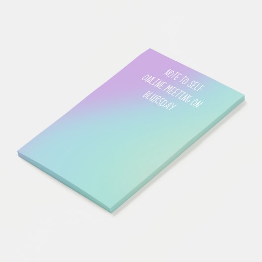 "Note to Self" Funny Post-it® Notes (Schuin)
