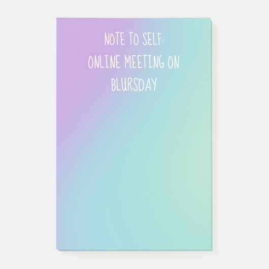 "Note to Self" Funny Post-it® Notes (Voorkant)