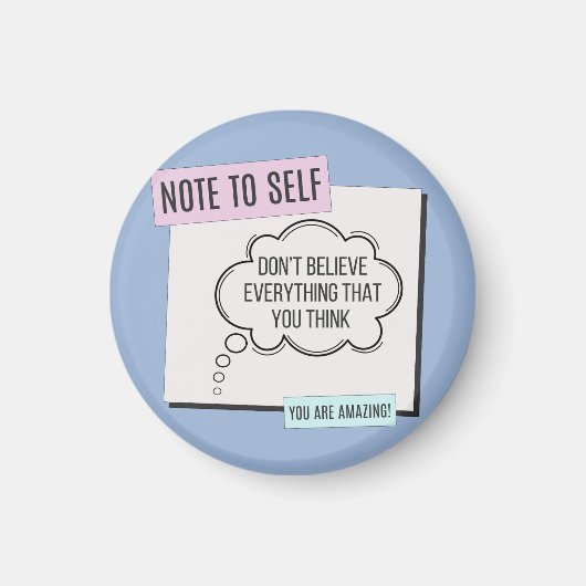 Note to Self - Geloof het niet Magneet (Voorkant)