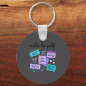 Note To Self You Suicide Prevention Awareness Sleutelhanger (Voorkant)