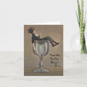 Note vintage Carte Faites-moi confiance, Vous pouv