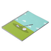 Note viols golf notitieboek (Linkerzijde)
