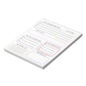 Notebook (13,97 x 15,24 cm), 40 Pages - Today Notitieblok (Gedraaid)