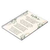 Notebook Annie Johnson Flint He Giveth More Grace Notitieboek (Linkerzijde)