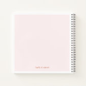 Notebook cake design notitieboek (Achterkant)