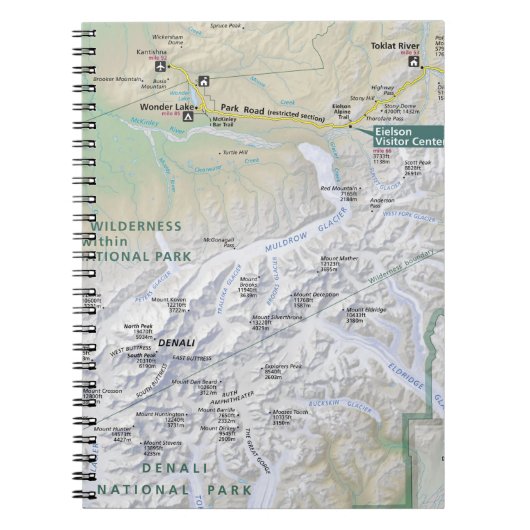 notebook Denali (Alaska) Notitieboek (Voorkant)
