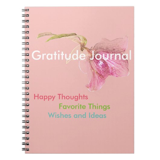 Notebook Gratitude Journal Notitieboek (Voorkant)