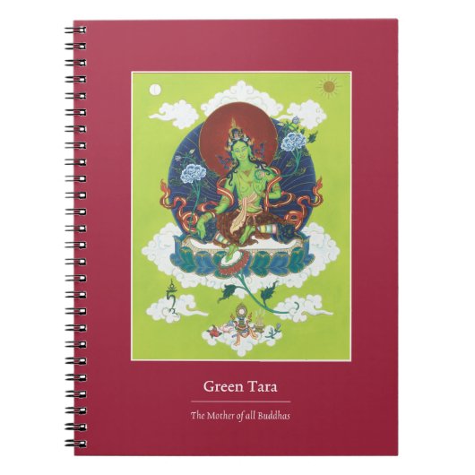 NOTEBOOK Green Tara - De moeder van alle boeddha's Notitieboek (Voorkant)