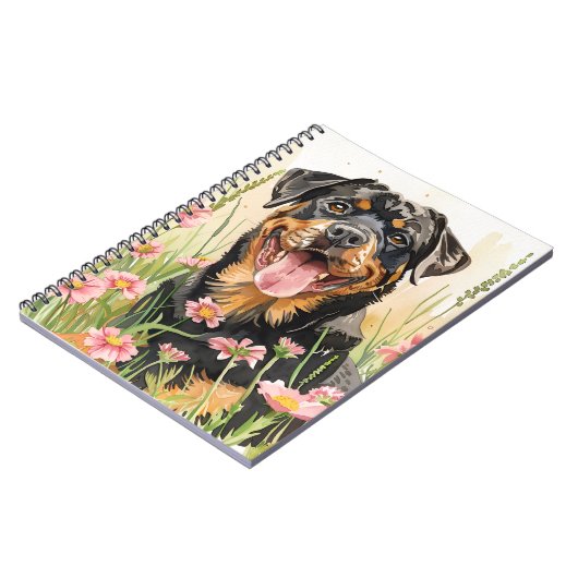 Notebook / Journal – Rottweiler Notebook (Côté gauche)