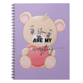 Notebook | lovers gifts | gifts idea | bear design notitieboek
