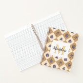 Notebook Name Magic Academy Wizard School Gold Notitieboek (Binnen)