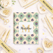 Notebook Name Magic Academy Wizard School Green Notitieboek