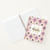 Notebook Name Magic Academy Wizard School Pink Notitieboek (Binnen)