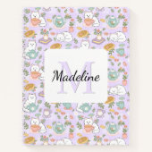 Notebook Name Tea Cats Bookish Pastel Notitieboek (Voorkant)