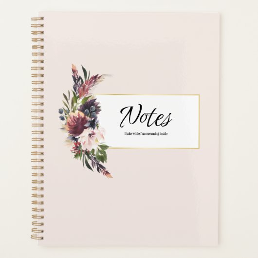 Notebook of Internally Screaming Planner (Voorkant)