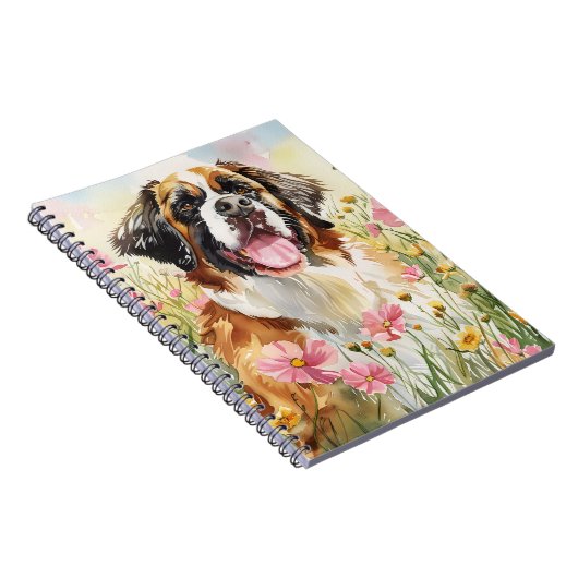 Notebook – Saint Bernard Dog Lover Journal (Côté Droit)