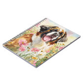 Notebook – Saint Bernard Dog Lover Journal Notitieboek (Linkerzijde)