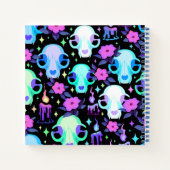 Notebook "Skulls and Flowers" Notitieboek (Achterkant)