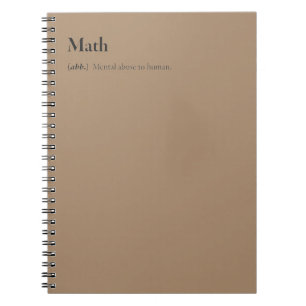 notebook wiskunde notitieboek